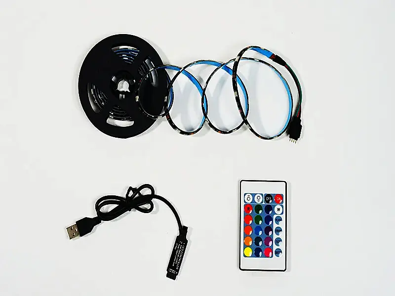 5V SMD5050 RGB Flexible Strip Light Dreamcolor with Magnet waterproof TV background light - 图片 4