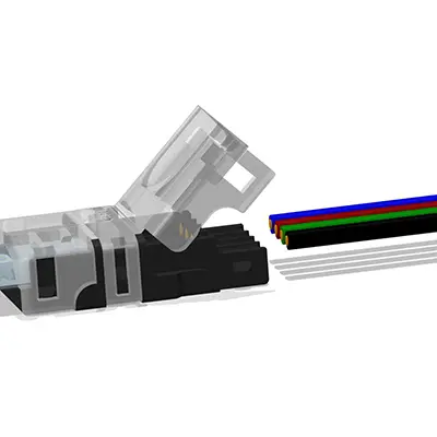 Hippo-M 4 Pin LED Strip Connector - 图片 5