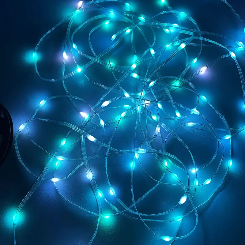 RGB waterproof 5M/2M copper wire christmas led lights /usb copper wire string light fairy light - 图片 2