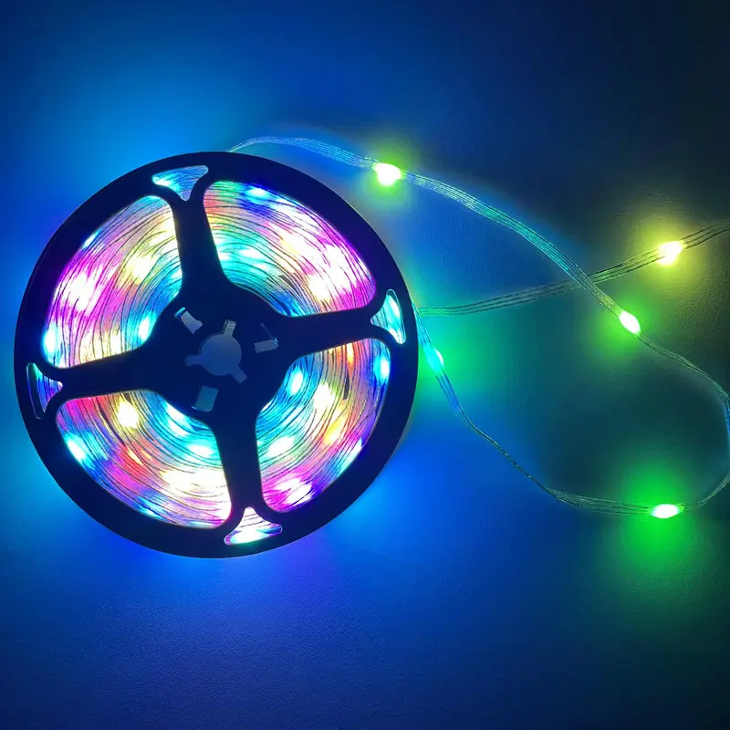 RGB waterproof 5M/2M copper wire christmas led lights /usb copper wire string light fairy light - 图片 8