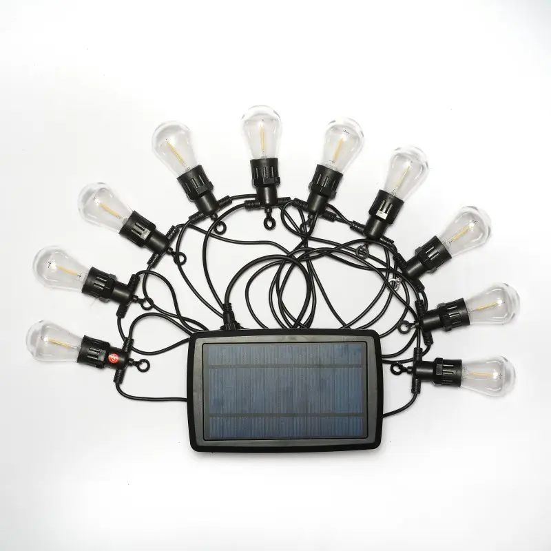 S14 5m 10leds LED Solar String light indoor and outdoor