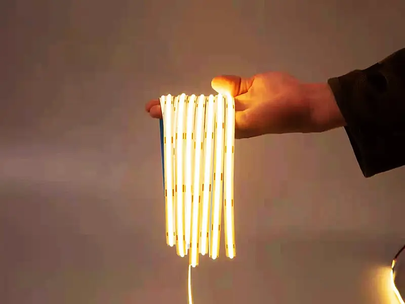 flexible led strip light 12v24v cob led strip light 10m high aluminus - 图片 2