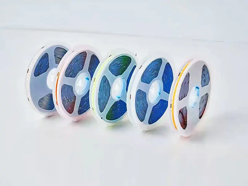 flexible led strip light 12v24v cob led strip light 10m high aluminus - 图片 9