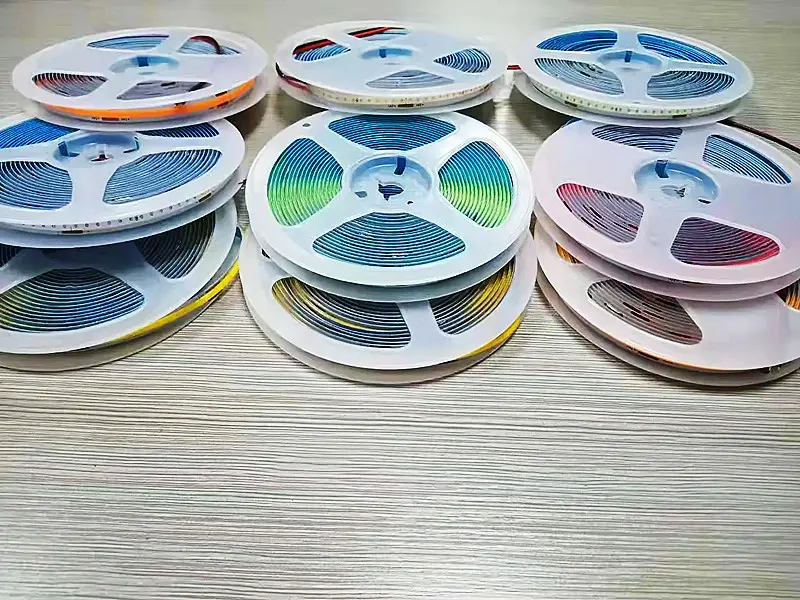 flexible led strip light 12v24v cob led strip light 10m high aluminus - 图片 10