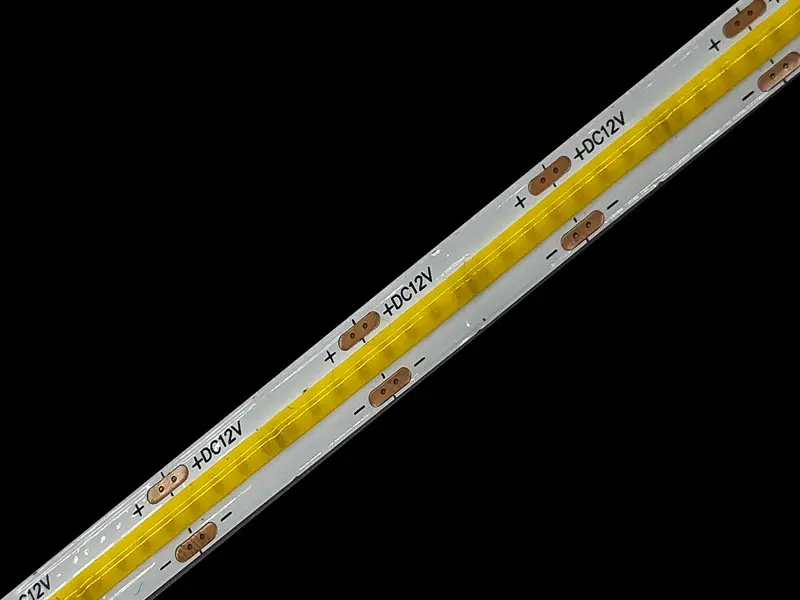 flexible led strip light 12v24v cob led strip light 10m high aluminus